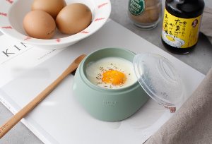 카라멜샵 파스텔 실리콘 계란반숙기 (3color) 전자렌지 1분